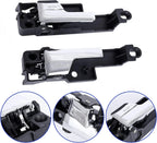 Chrome Interior Door Handle Pair Front Left Right for 2006-2012 Ford Fusion
