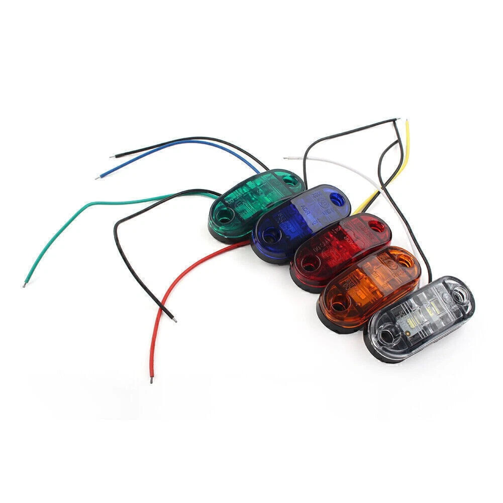 2X SMD LED Side Marker Light for Truck Trailer RV SUV