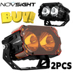 2X 4.5" LED Pod Work Light for Jeep ATV UTV (2010–2023)