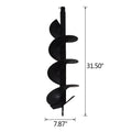 8" Earth Auger Drill Bits for Gas Powered Post Hole Digger (Gas)