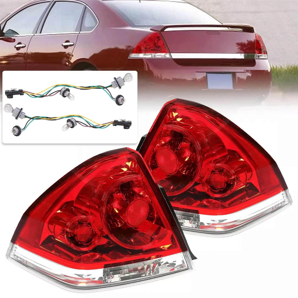 Set of 2 Rear Tail Lights for Chevy Impala (2006–2013) 06-13