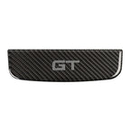 Carbon Fiber Interior Storage Box Trim Cover for Ford Mustang (2015–2019)