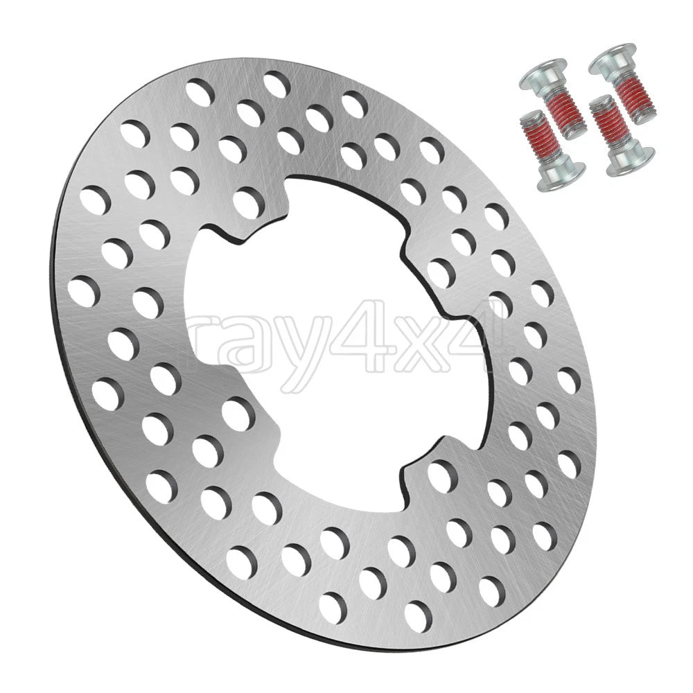 Front Brake Disc Rotor w/Bolts for Yamaha Kodiak 400 450, Wolverine 350 450, Bruin (1993–2023)