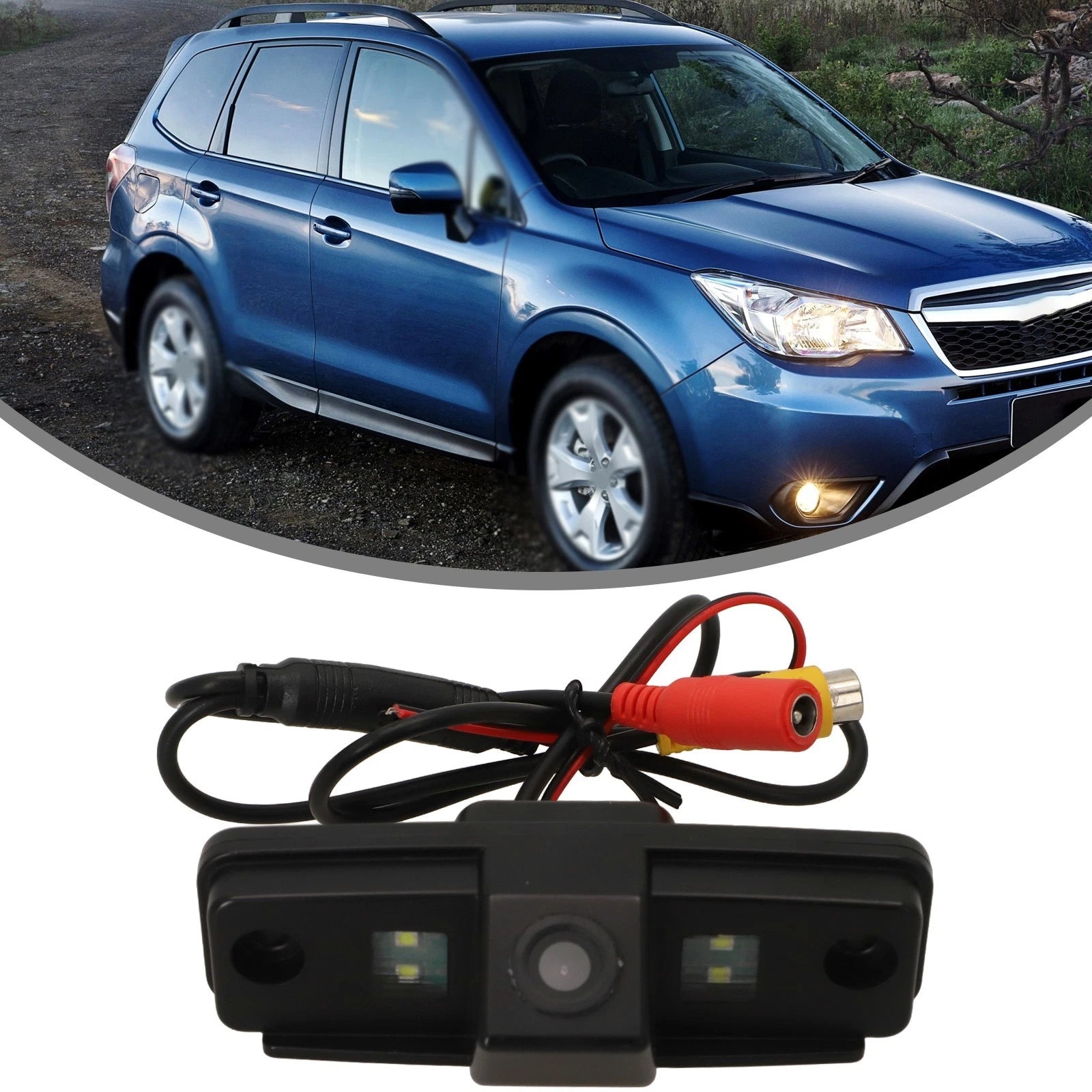 Backup Camera for Car (Waterproof, Black, High Clear)