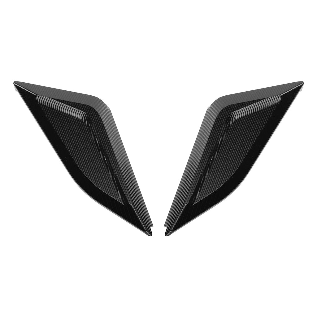 Billet Black Mirror Block Off Plates for Ducati Panigale V4/S/R V2 (2018–2024)