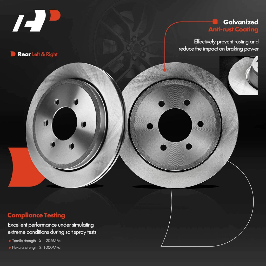 Brake Rotor & Pad & Caliper Set for Ford Expedition Lincoln Navigator