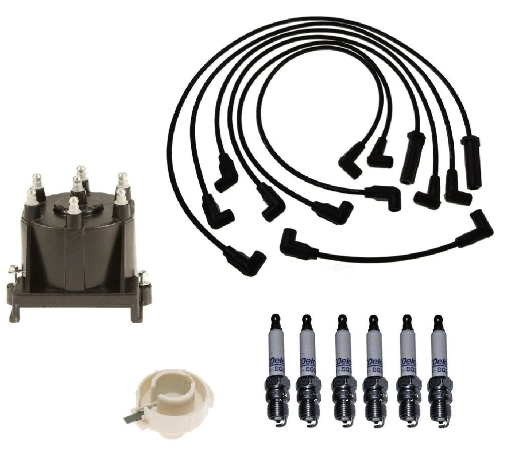 ACDelco Ignition Kit for GMC S10 Blazer (1994–2005) - Rotor, Cap, Wires, Plugs