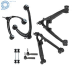 Set of 8 Front Upper and Lower Control Arms Kit for GMC Yukon Cadillac Escalade (2007–2014)