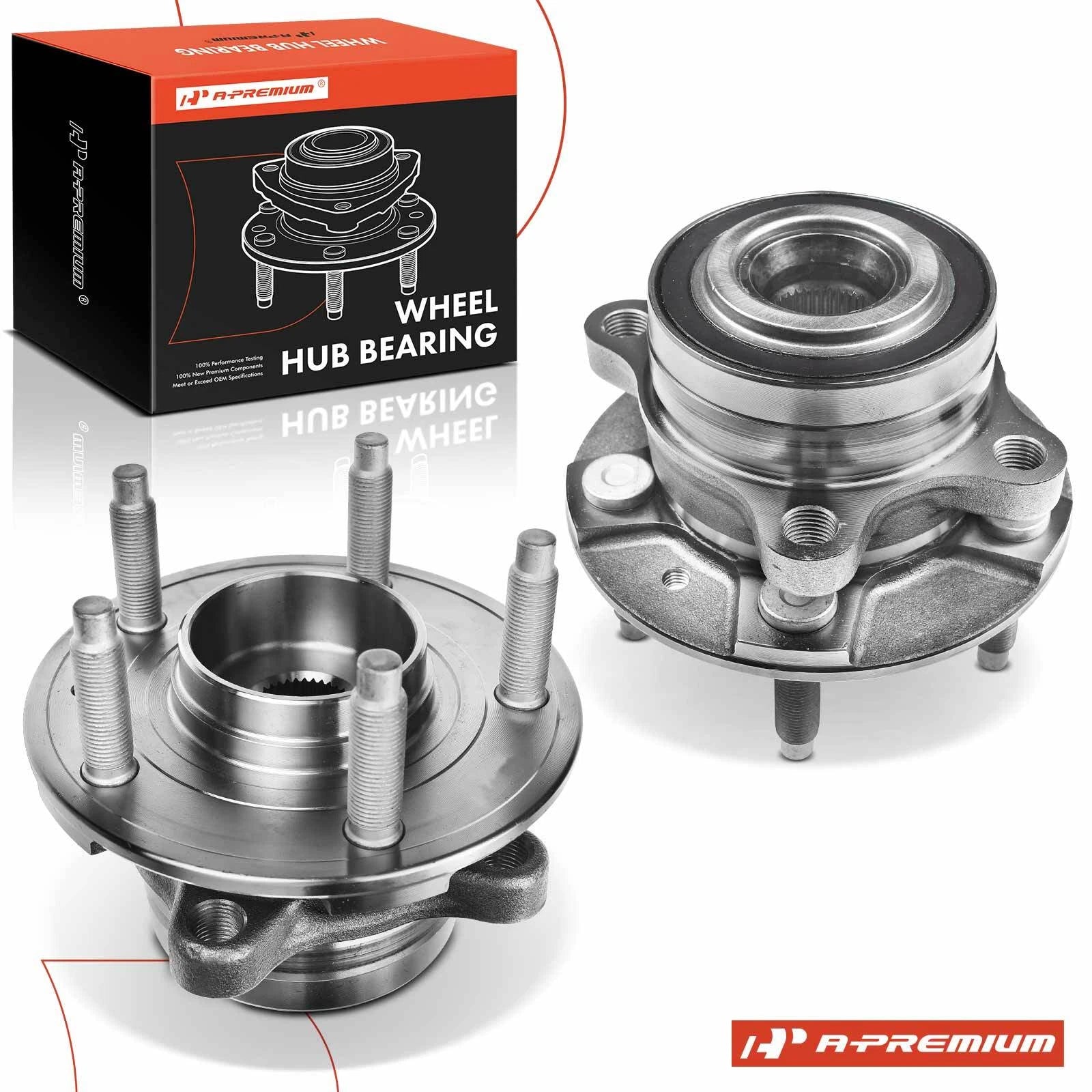 2X Front Wheel Hub & Bearing Assembly for Ford Explorer (2013–2020)