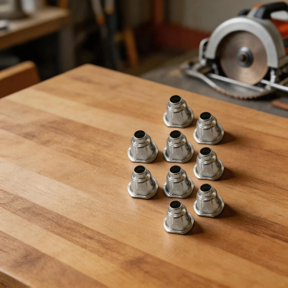 10 Starter Bushings Thimble for 1110 (084, 9102) Silver Metal