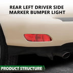 Left Driver Rear Side Marker Bumper Light for RX330 RX350 RX400H (2004–2009)