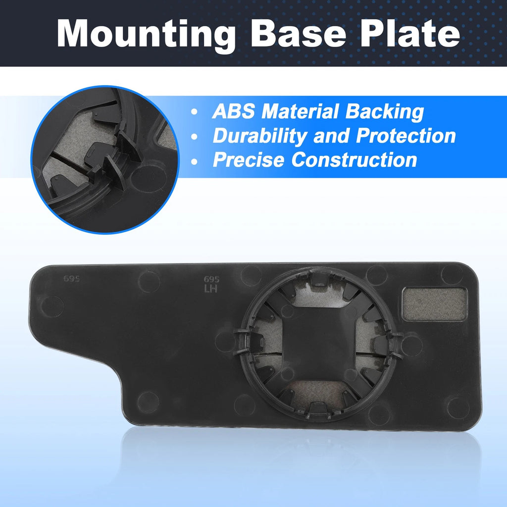 Left Lower Mirror Glass for Chevy Silverado & GMC Sierra 1500 2500HD 3500HD