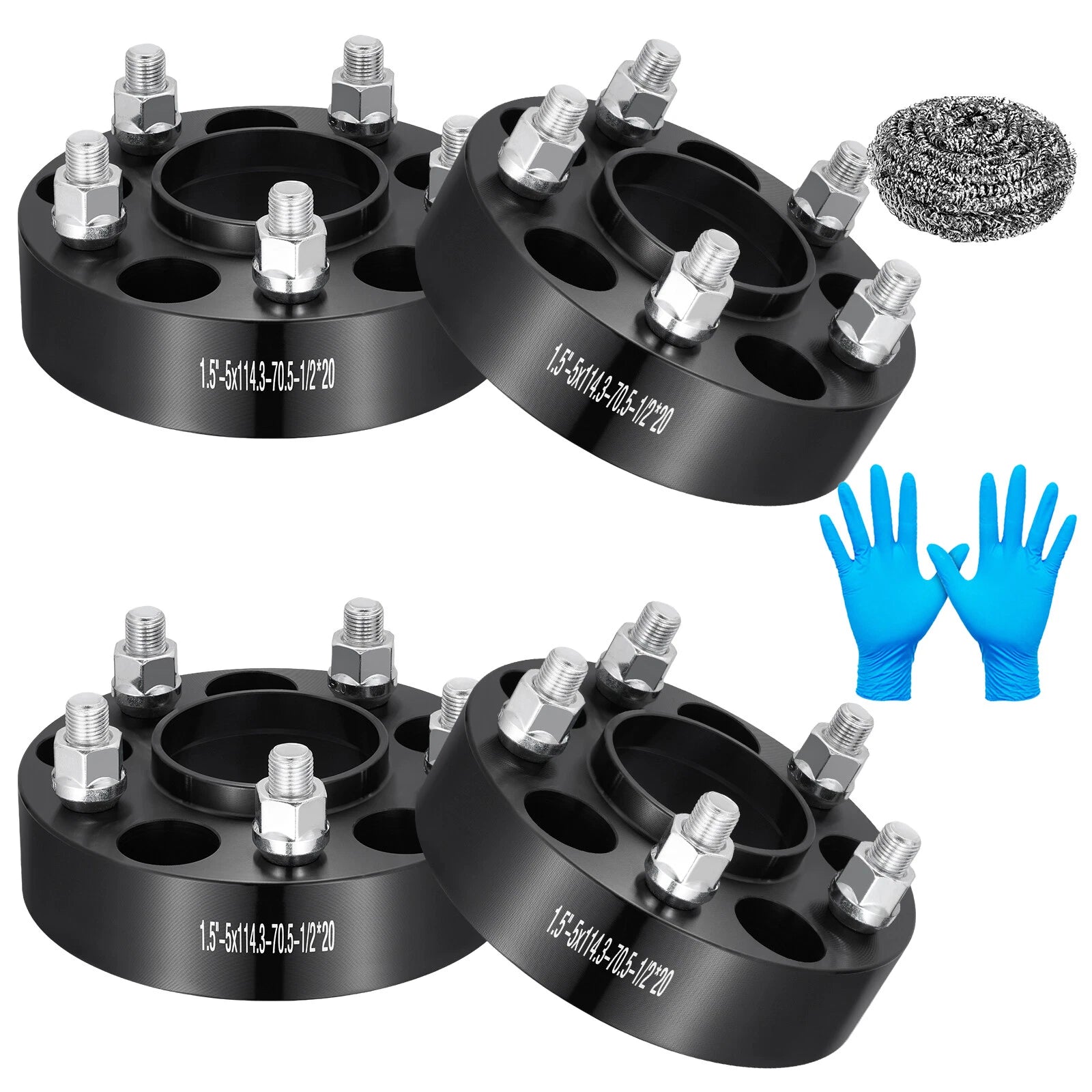 Set of 4 Hub Centric Wheel Spacers for Ford Mustang Ranger Explorer (1994–2023)