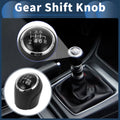 6 Speed Manual Gear Shift Knob for Suzuki SX4 S-Cross (2016–2021) Black Plastic