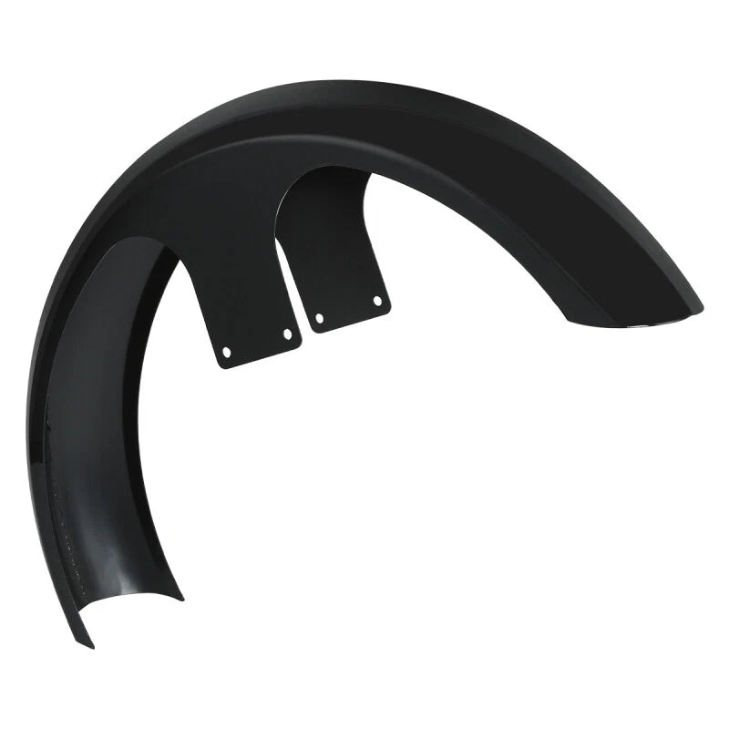 26" Black Wrap Front Fender for Harley Custom Baggers Touring Electra Glide (2014–2023)