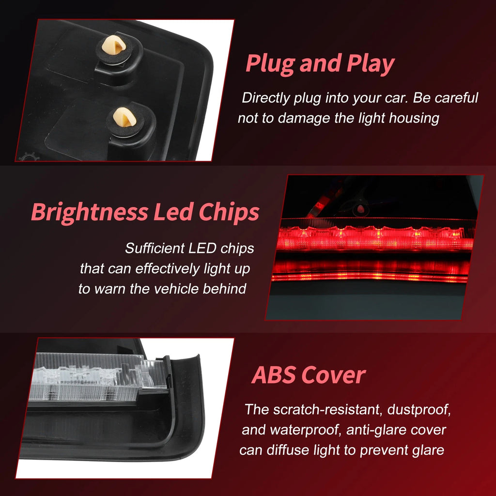 Red LED Third Brake Light for BMW 3 Series F30 (2012–2019) 7259855