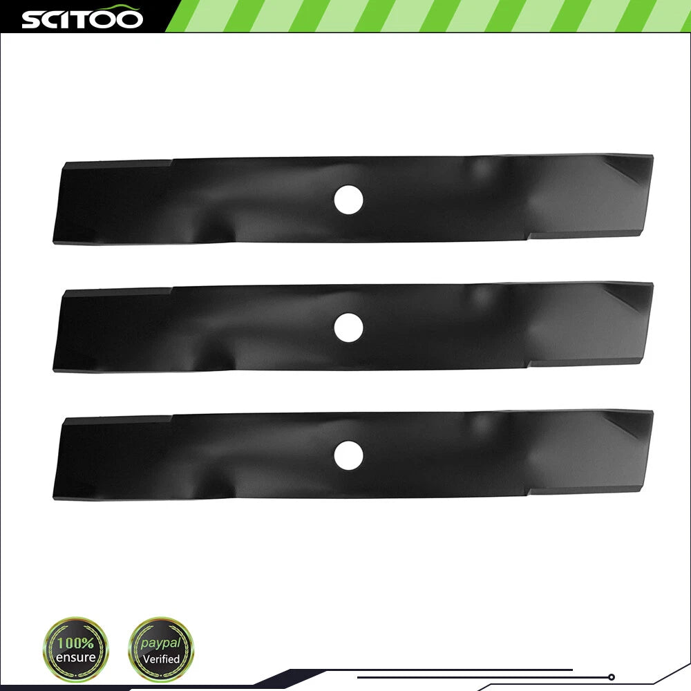 3X Lawn Mower Blades 48" for John Deere Z425 Z435 Z445 (M145476 M127500)