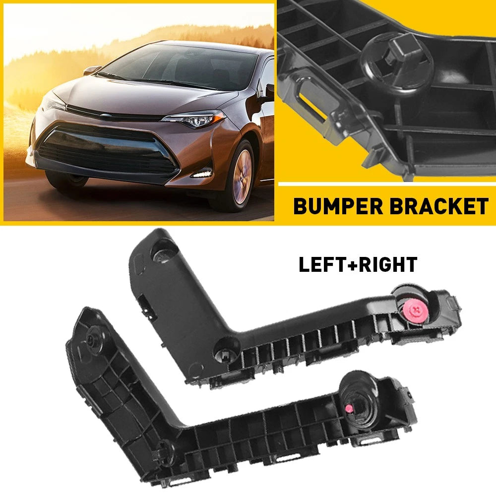 Set of 2 Front Bumper Brackets for Toyota Corolla (2017–2019)