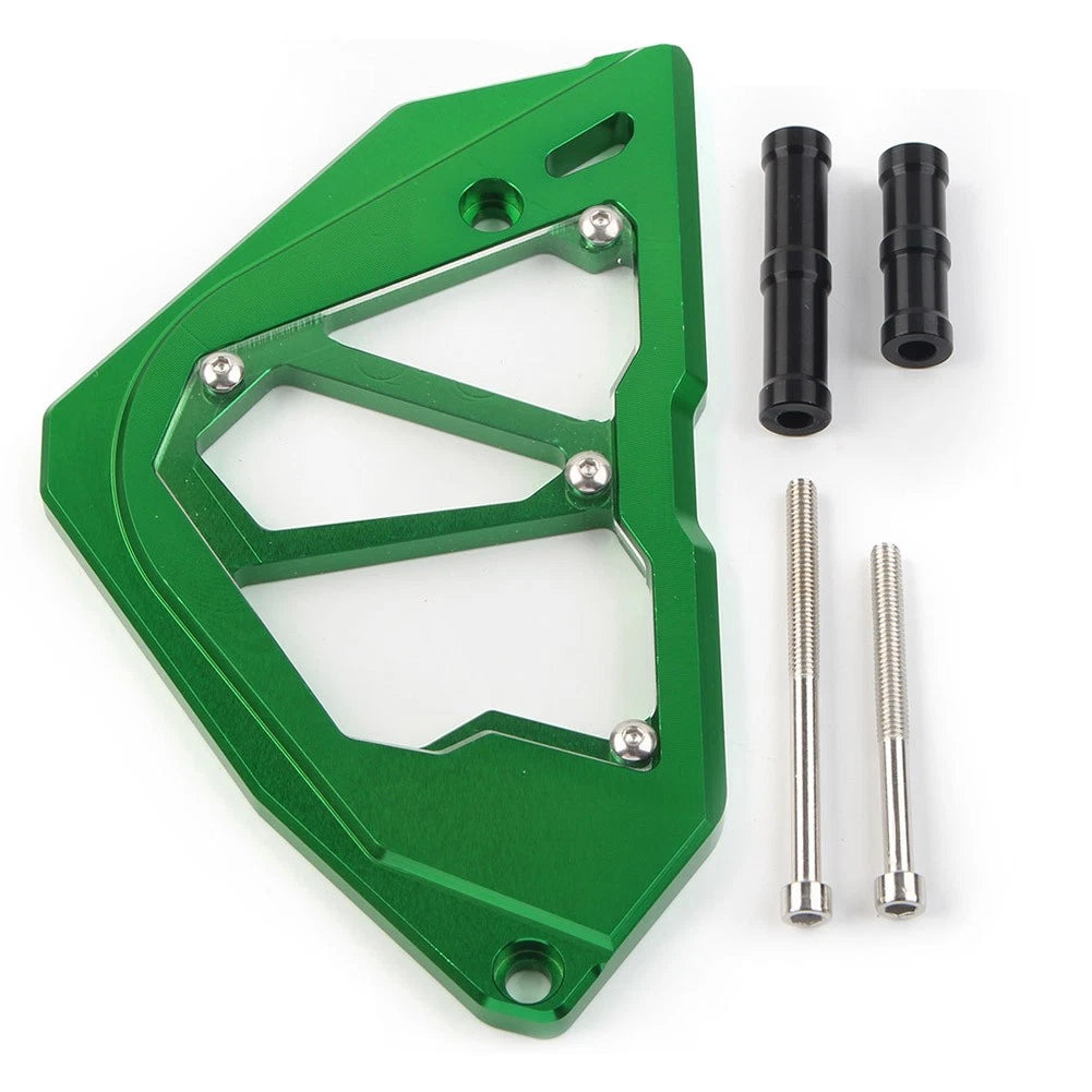 Front Sprocket Chain Guard Cover Green for Kawasaki Z250 Z300 Ninja 250 (2013–2017)
