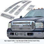 Polished Billet Front Grille Insert for Ford Excursion/F-250 (2005-2007)