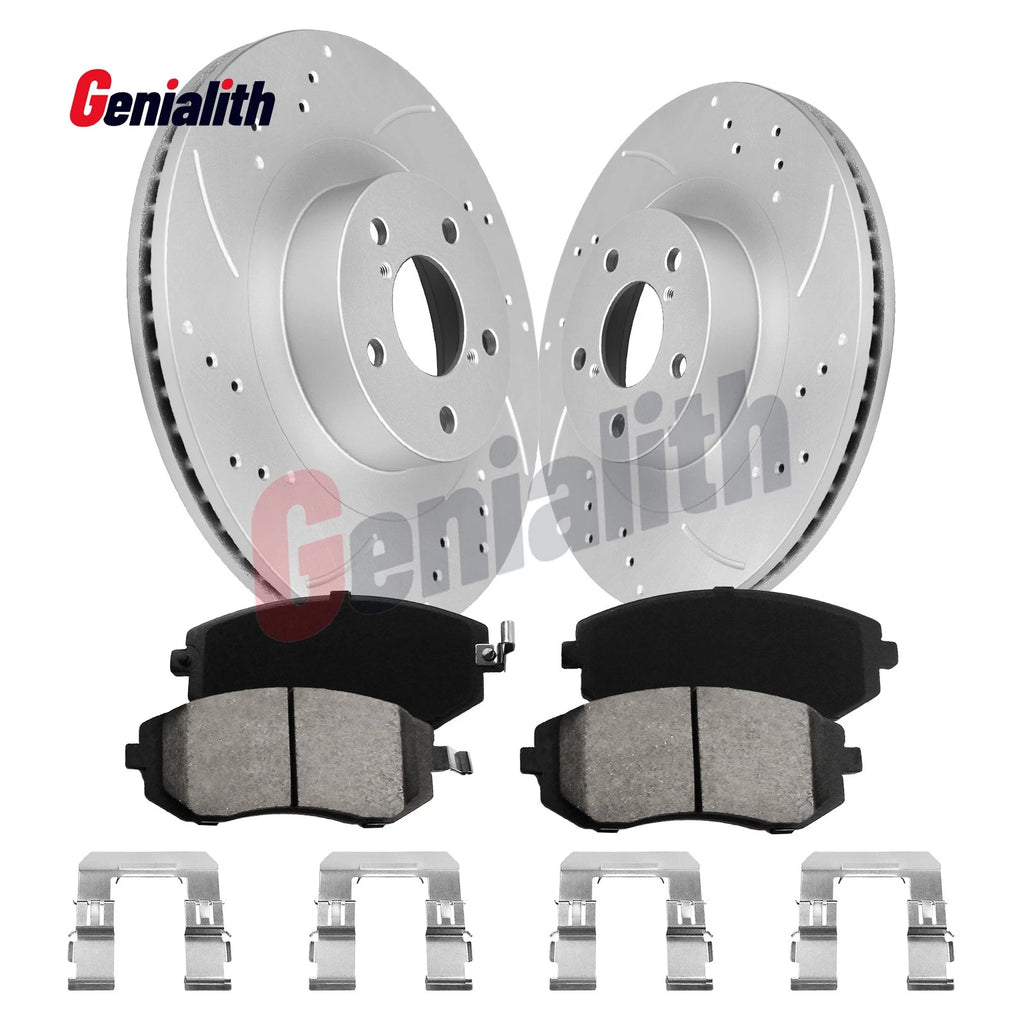 Front Disc Rotors Brake Pads Kit for Subaru Legacy Impreza Outback Forester