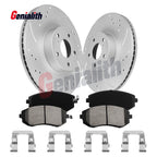 Front Disc Rotors Brake Pads Kit for Subaru Legacy Impreza Outback Forester