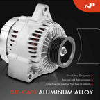 Alternator for Honda Accord (1994–1997) L4 2.2L 80A 6-Groove Pulley