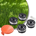 4X Trimmer Spool & Cap Spring for Black & Decker GH400, GH500