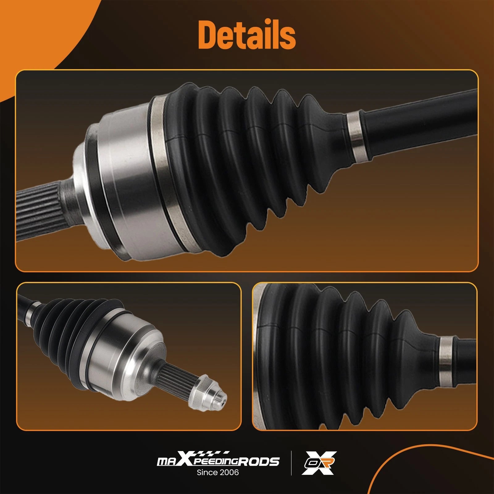 2X CV Axle Assembly for Honda Civic (2006–2015) L4 1.8L Manual