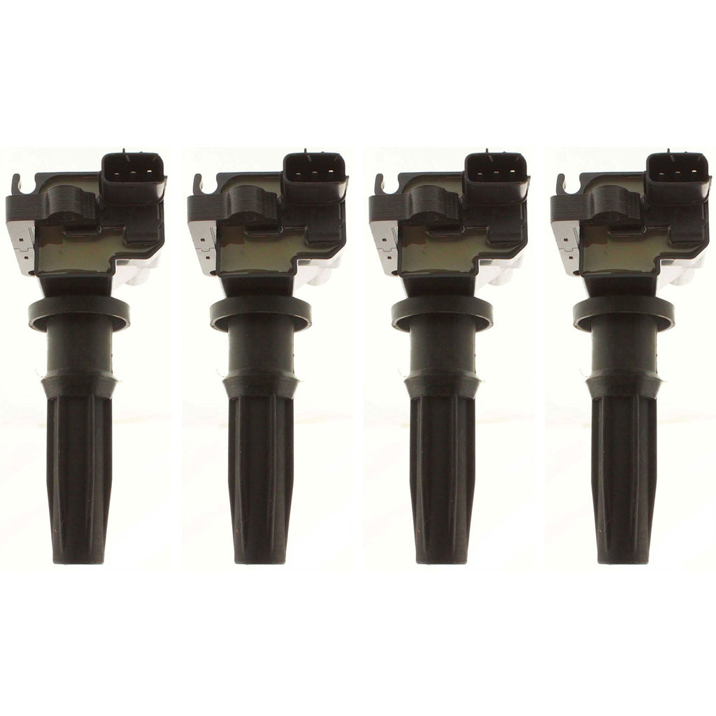 Set of 4 Ignition Coils for Hyundai Santa Fe, Kia Optima, Sonata (1999–2005)