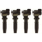 Set of 4 Ignition Coils for Hyundai Santa Fe, Kia Optima, Sonata (1999–2005)