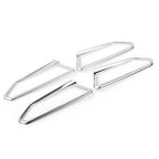 Pair Chrome Front Light Trim Accents for Honda Goldwing GL1800 (2018–2023)
