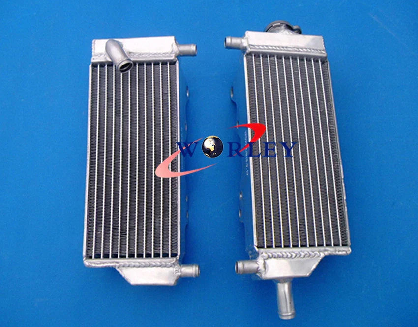 Aluminum Radiator + Blue Hoses for Honda CR250 CR250R (1992-1996)