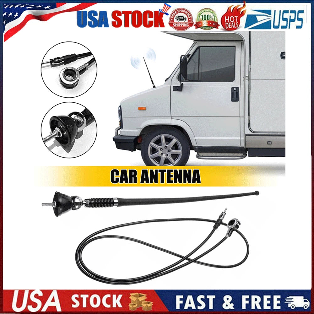 Rubber Waterproof Radio Antenna for ATV UTV Car Yacht