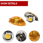 2X Rear Turn Signal Lights for Suzuki Hayabusa GSX1300R (2008–2020) Amber