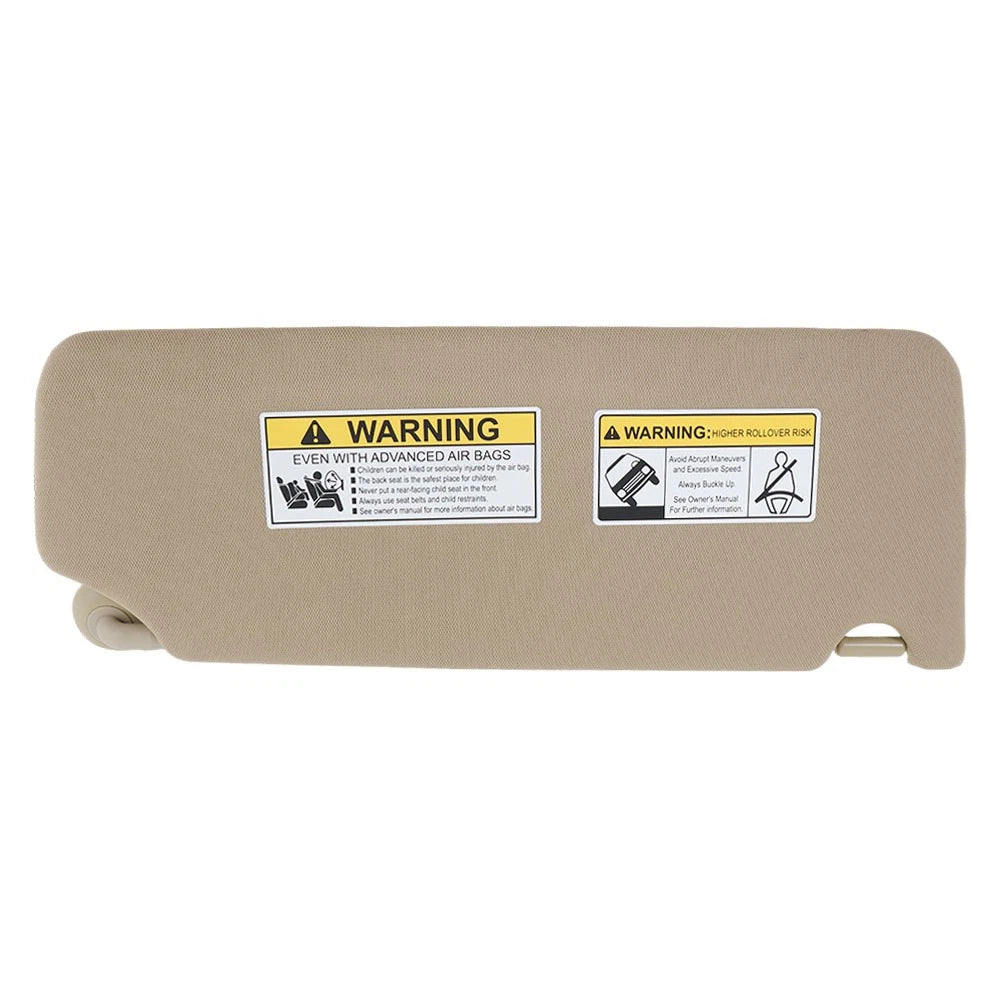 Left Side Visor for Honda Pilot (2017â2021) - Beige Plastic