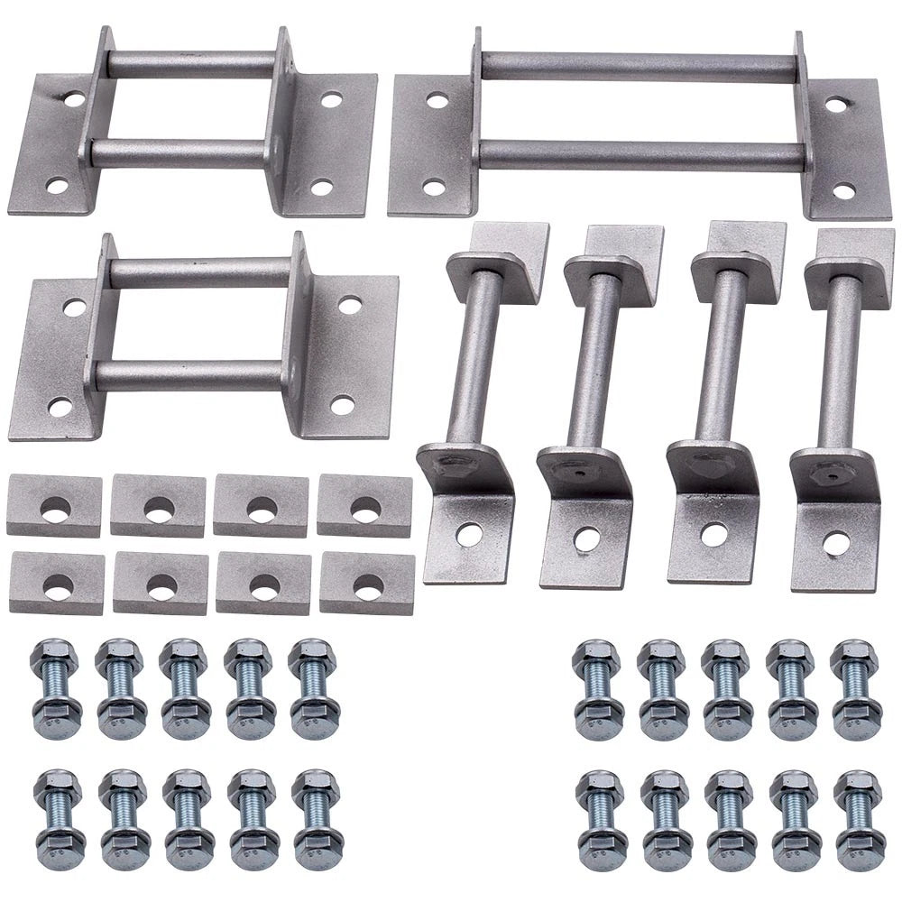 Third Row Seat Brackets w/ Strikers & Bolts Kit For Chevrolet Tahoe 2000-2014