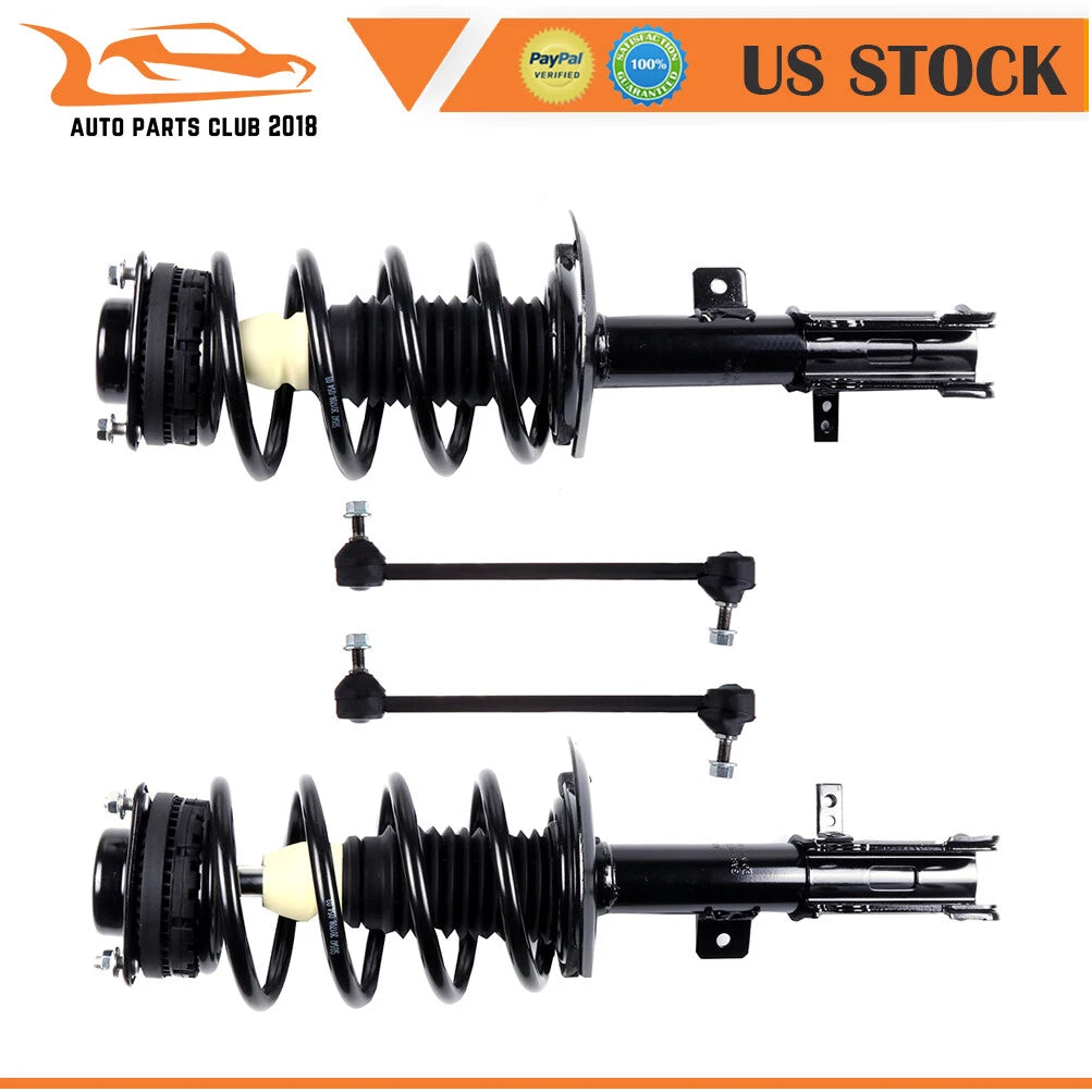 Front Struts and Sway Bar Links for Chrysler 200, Sebring, Dodge Avenger (2007-2014)