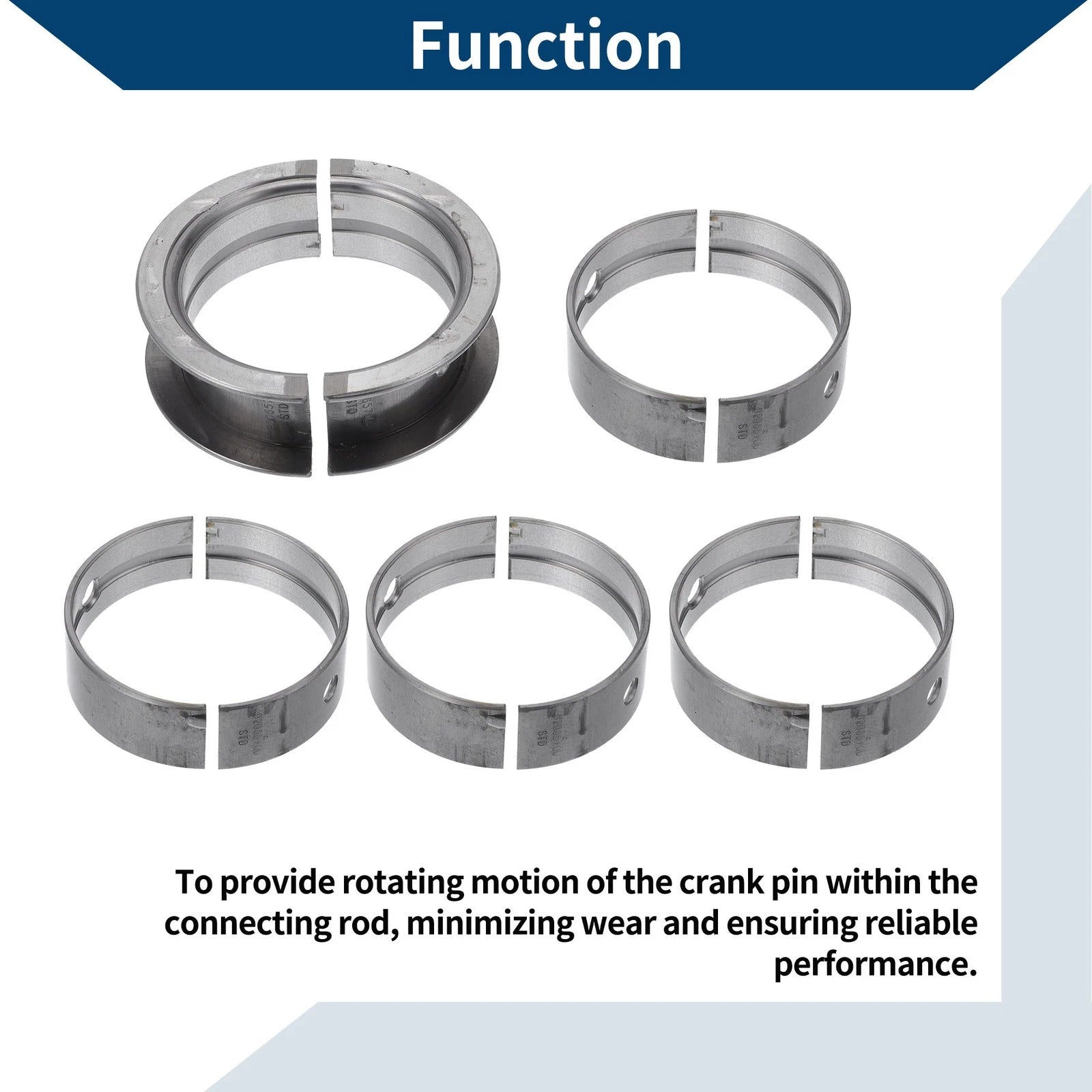 Main Bearing Set No. 92065700 for Chevrolet Astra (1996–2001)