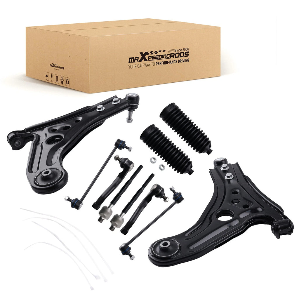 Front Lower Control Arm and Tie Rod and Sway Bar for 2004–2011 Chevy Aveo Pontiac Wave5