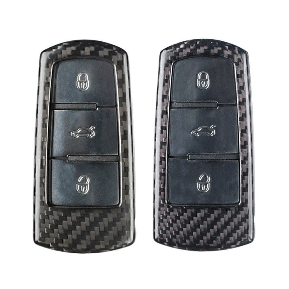Carbon Fiber Remote Key Shell Cover for VW CC Passat B6 (2009–2012)