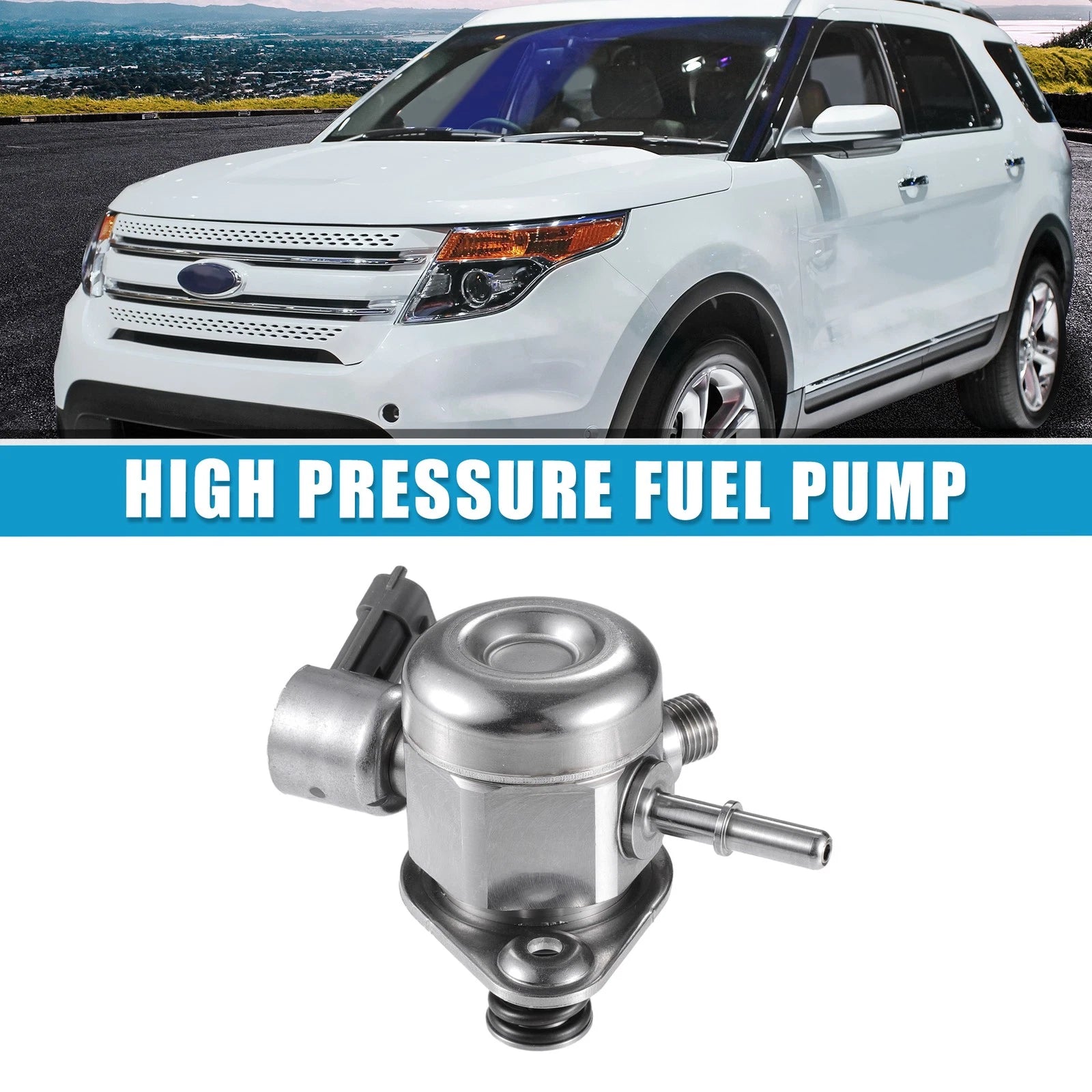 Fuel Pump for Ford Edge (2015–2018) No.EJ7Z9350A Silver Tone