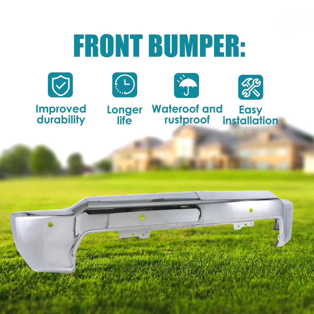 Chrome Front Bumper for Chevy Silverado 2500 HD 3500 HD (2020–2023)