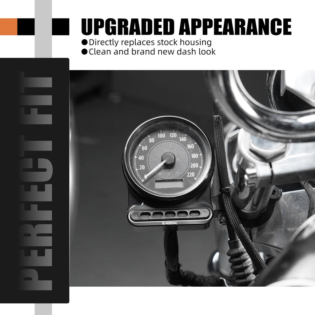 Speedometer Bracket Relocation Clamp for Harley Forty Eight XL1200X (2010–2023)
