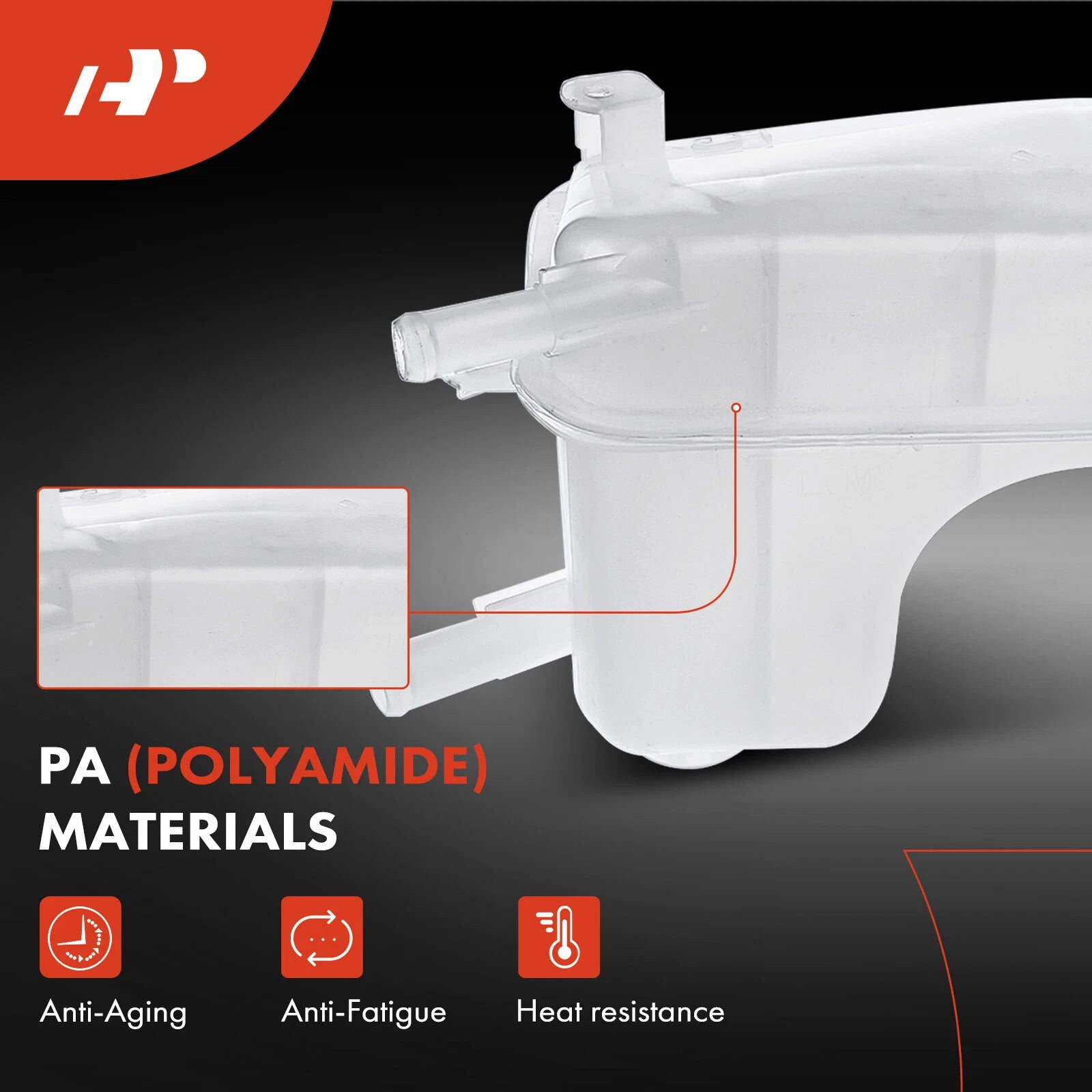Coolant Expansion Tank with Cap for Toyota Prius (2010-2016)