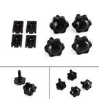 Saddlebag Lever Lock Bolts & Nuts Set Black for Glide King Touring (1996–2019)