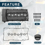 Engine Valve Cover with Gasket No. 03H103429L for Volkswagen CC (2009–2016)