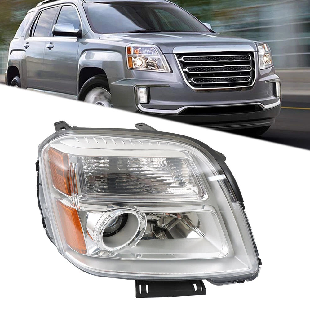 Chrome Headlight Assembly for GMC Terrain (2016–2017) Right