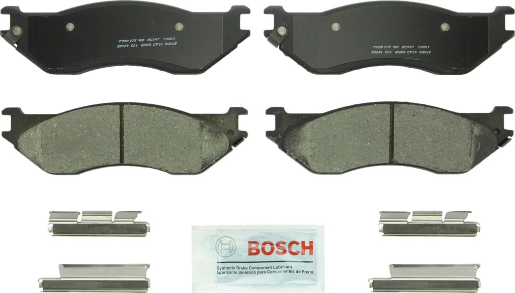 Front Brake Kit 336mm Disc Rotors & Bosch Pads for Dodge Ram 1500 (2002–2003)