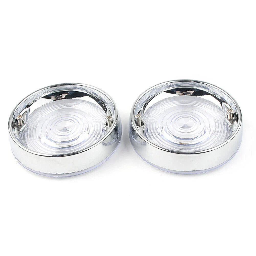 Clear Turn Signal Bezels Lens Covers for Harley Touring Road King (2009-2023)